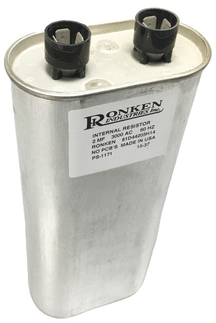 Replacement Capacitor (resistor) for UV systems, 2 MF, 3000 AC, 60 HZ